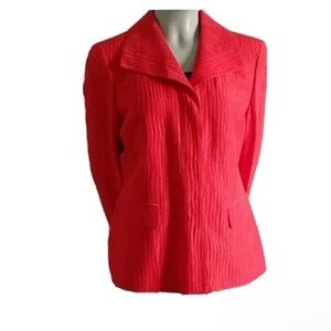 Vintage Jones Collection Red Blazer/Jacket size 4. Formal, academic, office